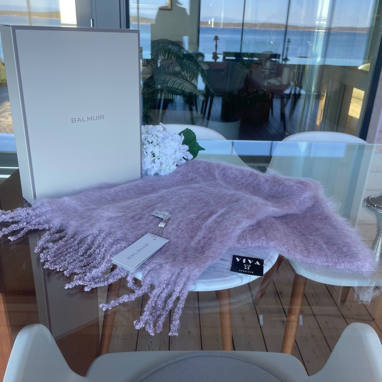 Balmuir Aurora mohair scarf - Image 8