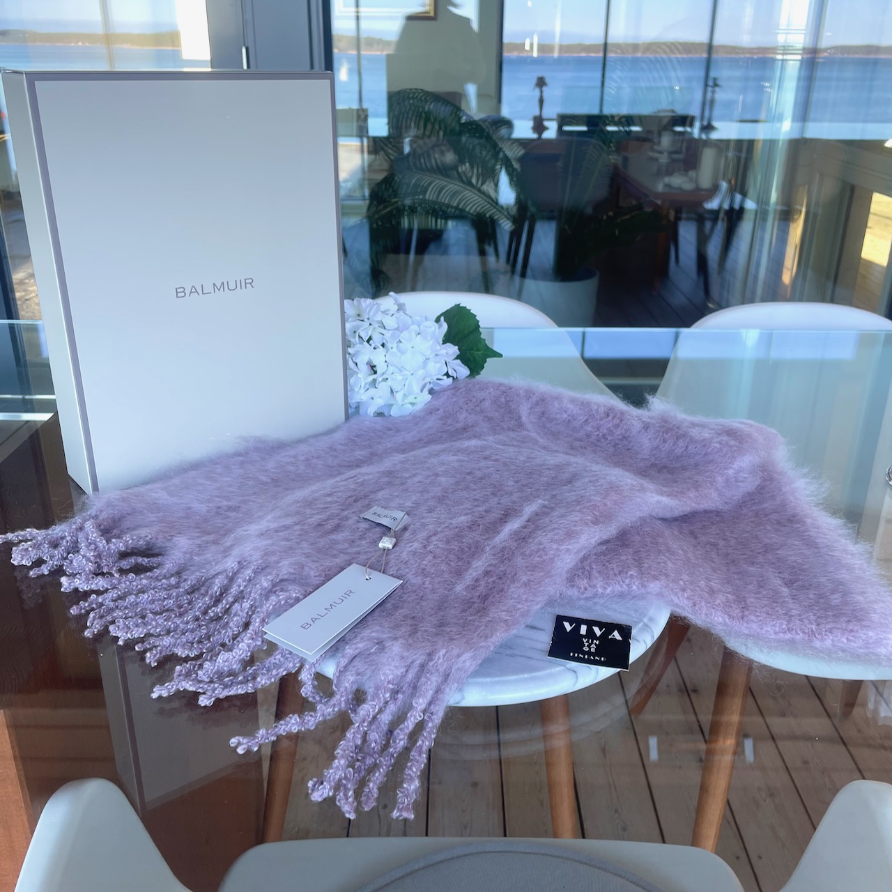 Balmuir Aurora mohair scarf - Image 7