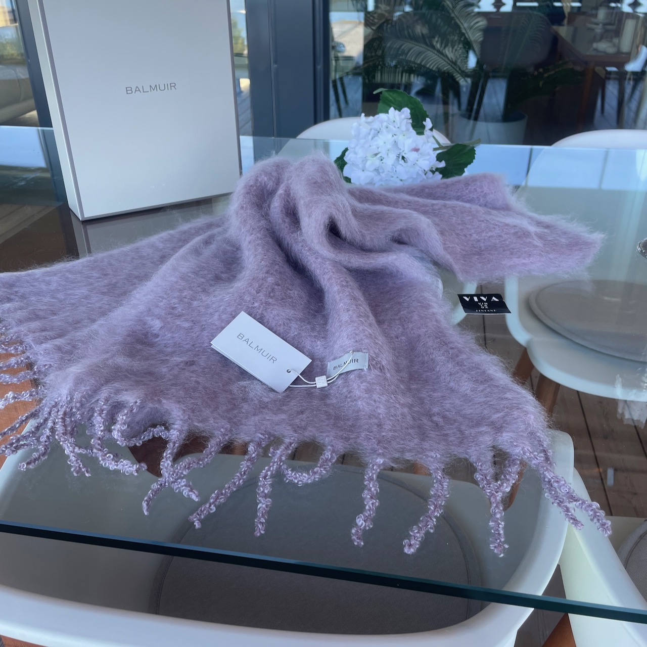 Balmuir Aurora mohair scarf - Image 2