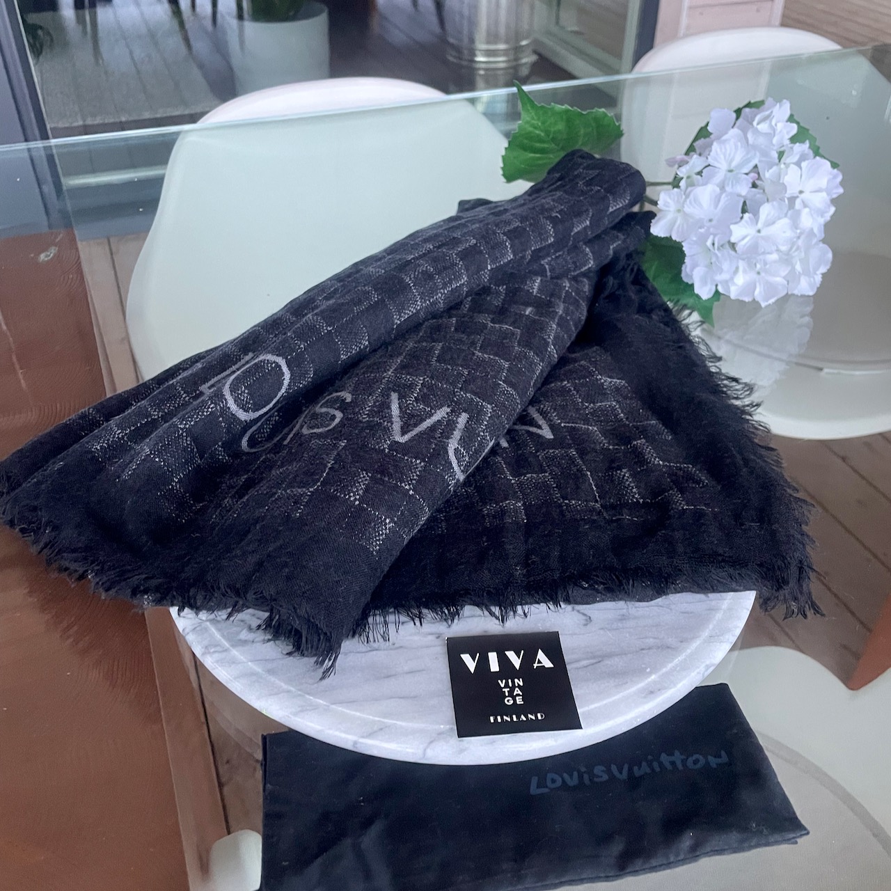 Louis Vuitton Cashmere Scarf - Image 5