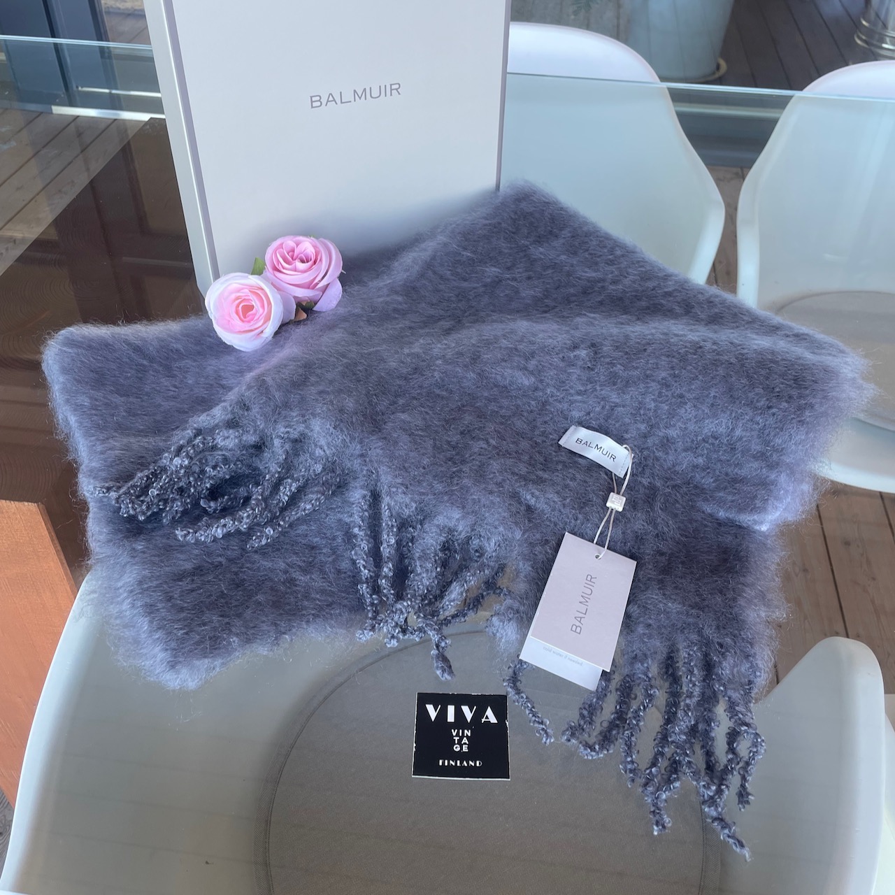 Balmuir Aurora mohair scarf - Image 3