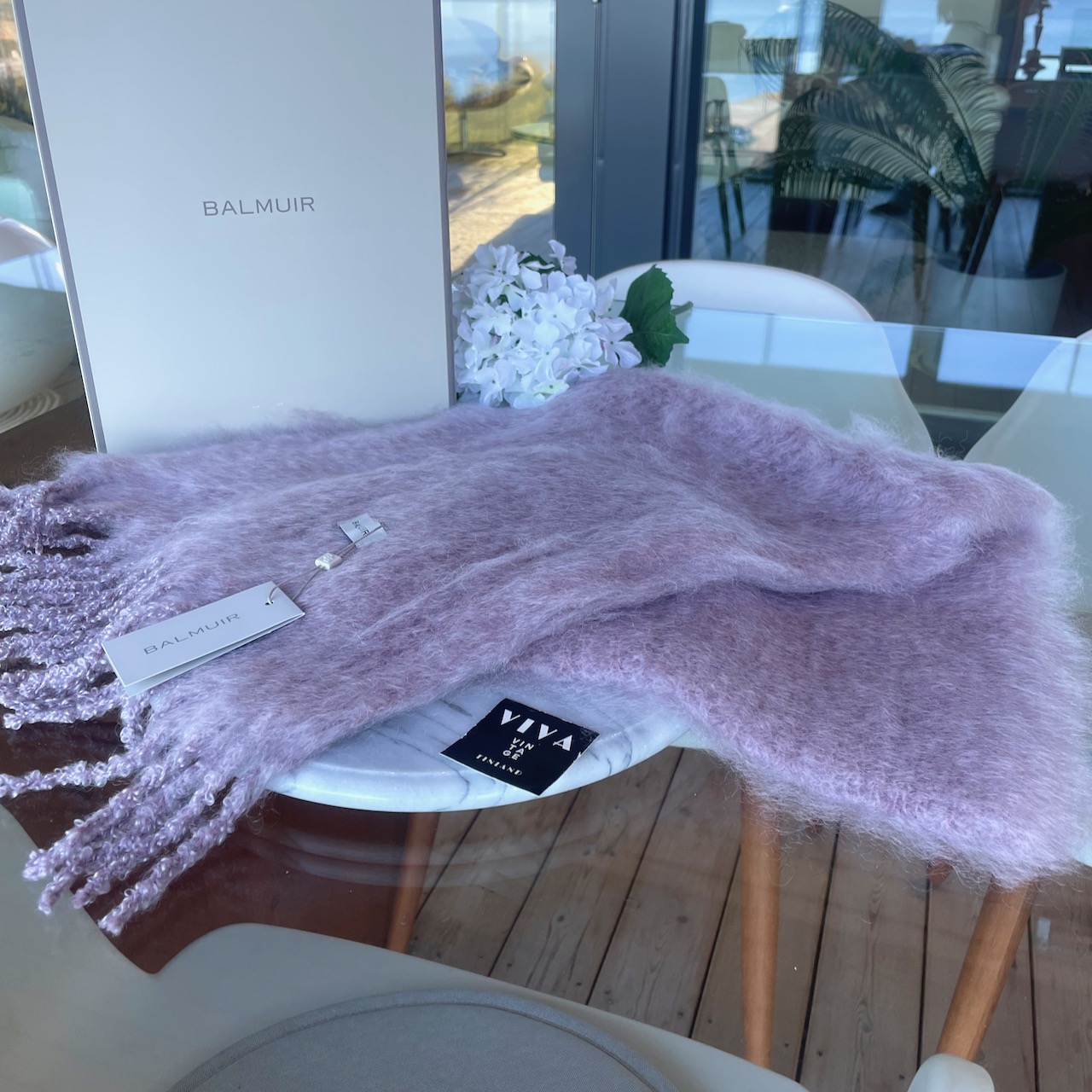 Balmuir Aurora mohair scarf - Image 6