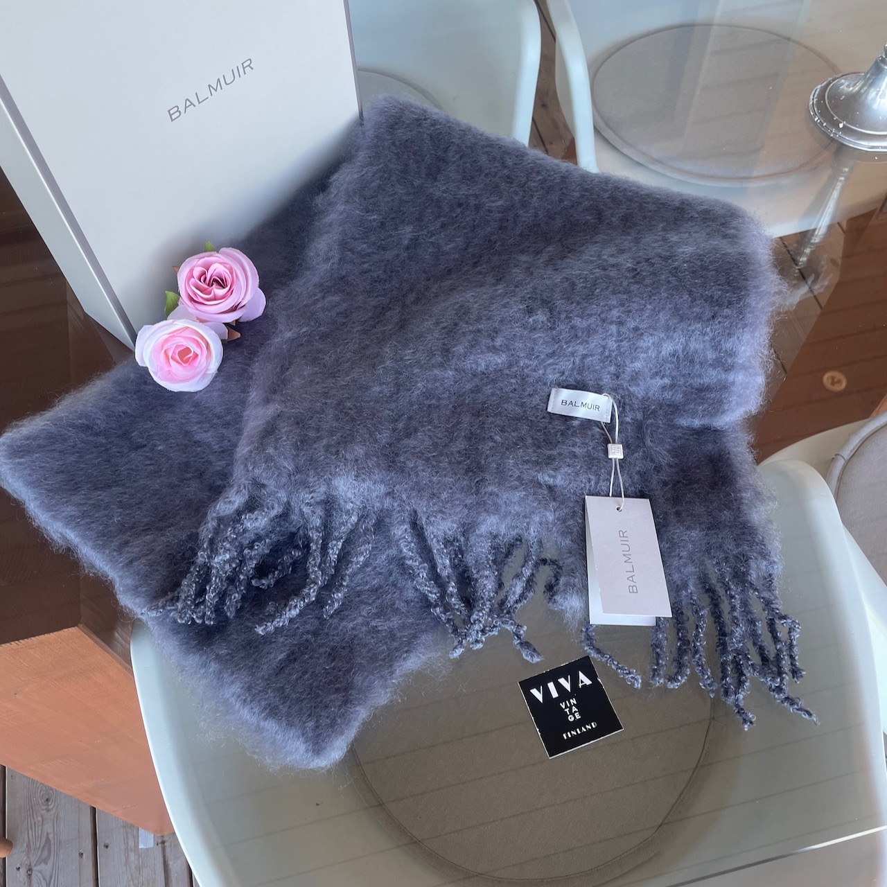 Balmuir Aurora mohair scarf - Image 4