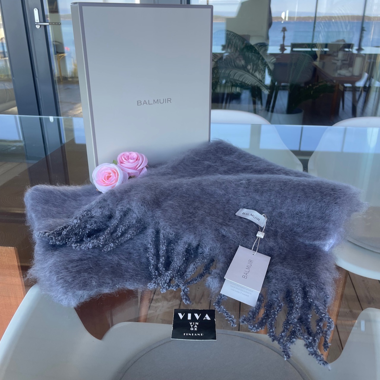 Balmuir Aurora mohair scarf - Image 5