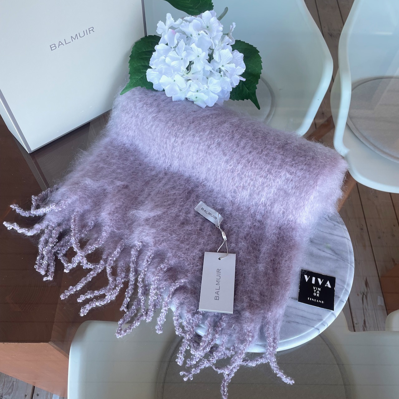 Balmuir Aurora mohair scarf - Image 4