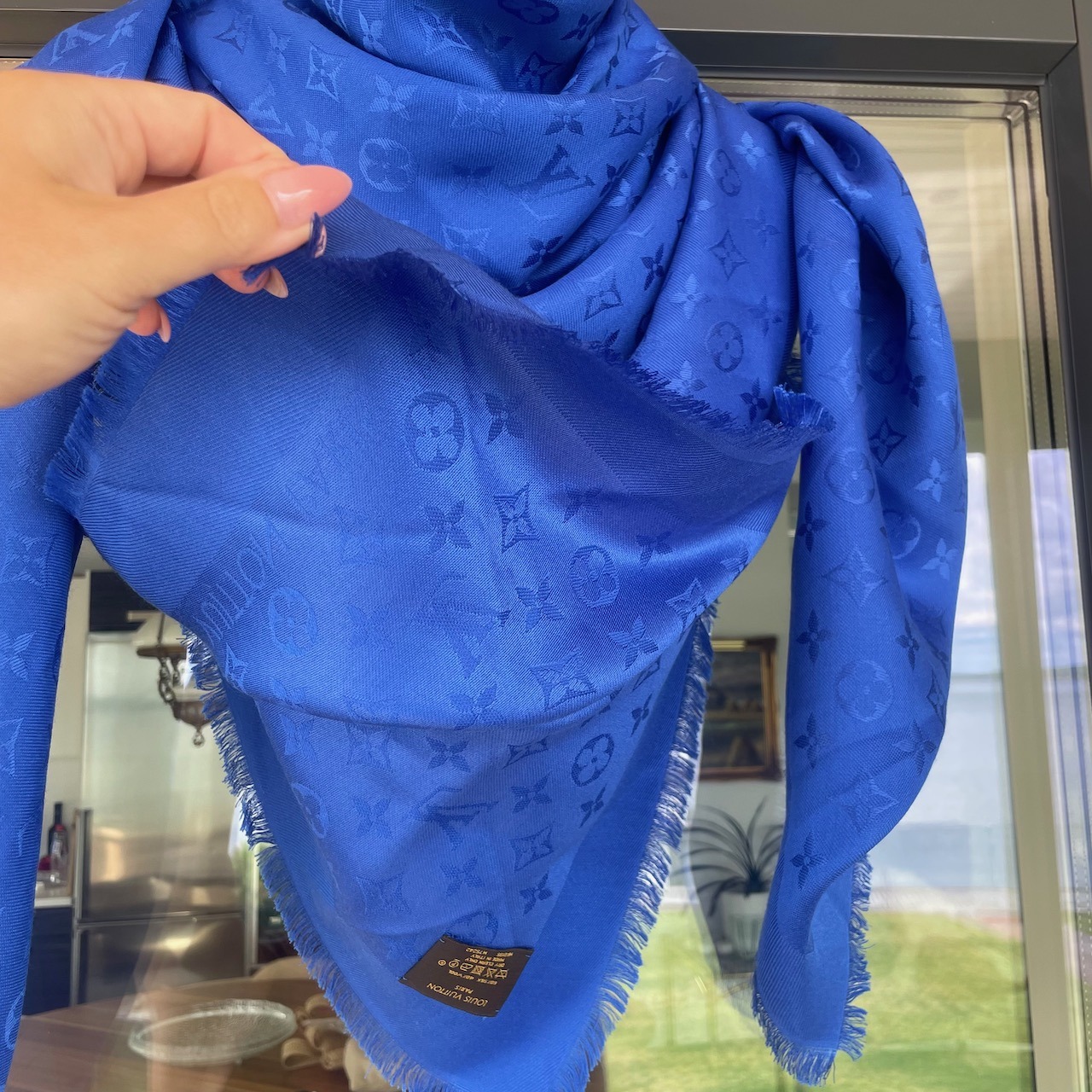 Louis Vuitton Classic Monogram Shawl - Image 7