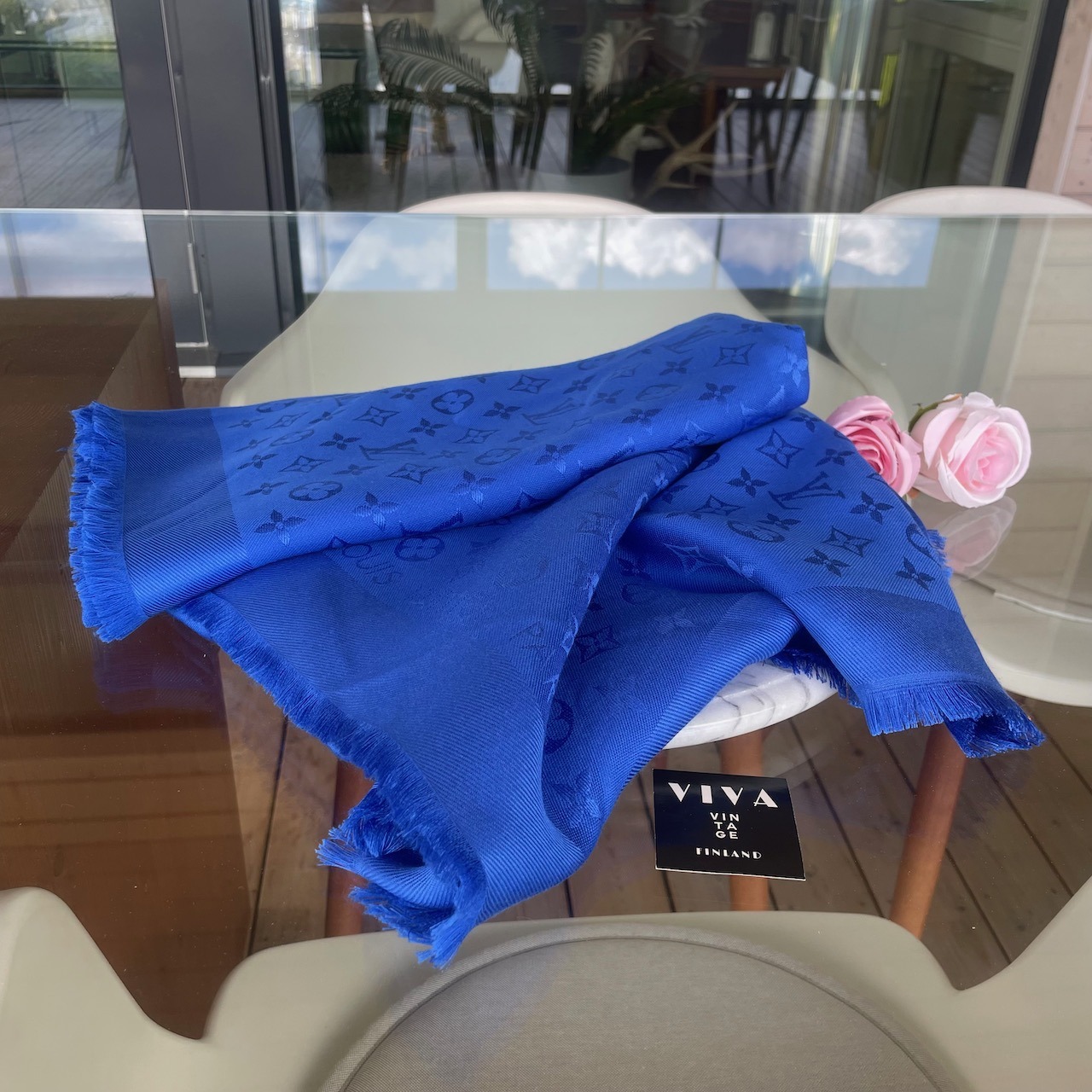 Louis Vuitton Classic Monogram Shawl - Image 6