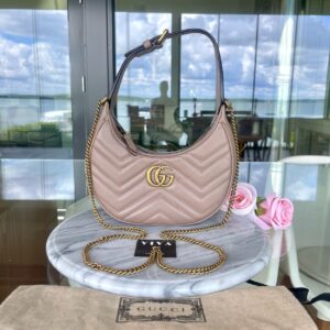 Gucci Marmont Half-Moon Mini Bag