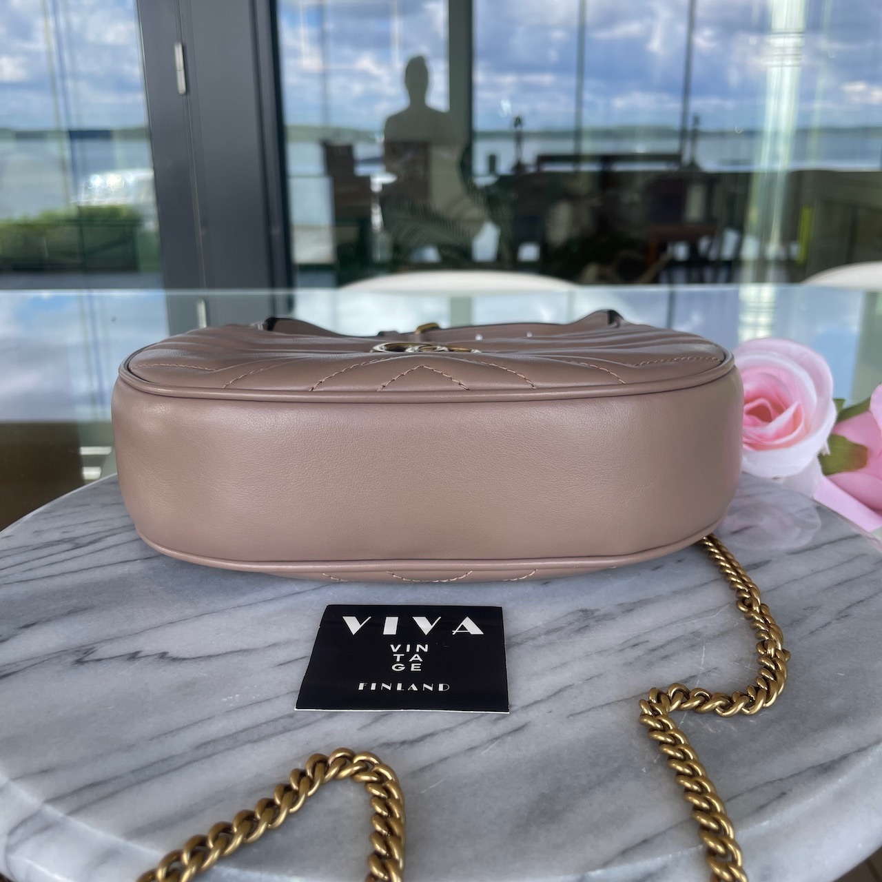 Gucci Marmont Half-Moon Mini Bag - Image 6